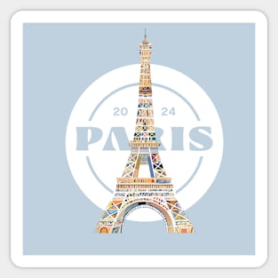 Olympics 2024 Paris Gold Sticker